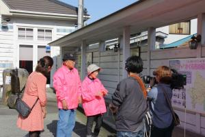 桜マップの取材の写真2 桜マップの取材の写真2