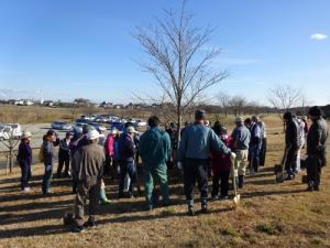 鬼怒川桜づつみ施肥活動の写真1 鬼怒川桜づつみ施肥活動の写真1