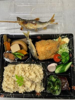 明星漁業 あゆ弁当の写真 明星漁業 あゆ弁当の写真
