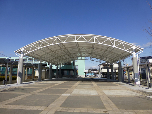 氏家駅東口広場の写真 氏家駅東口広場の写真