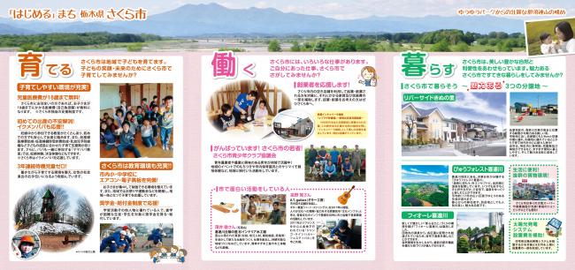 育てる、働く、暮らすのパンフレット