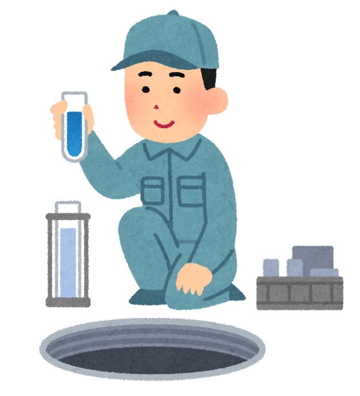 浄化槽の検査イメージ図 浄化槽の検査イメージ図