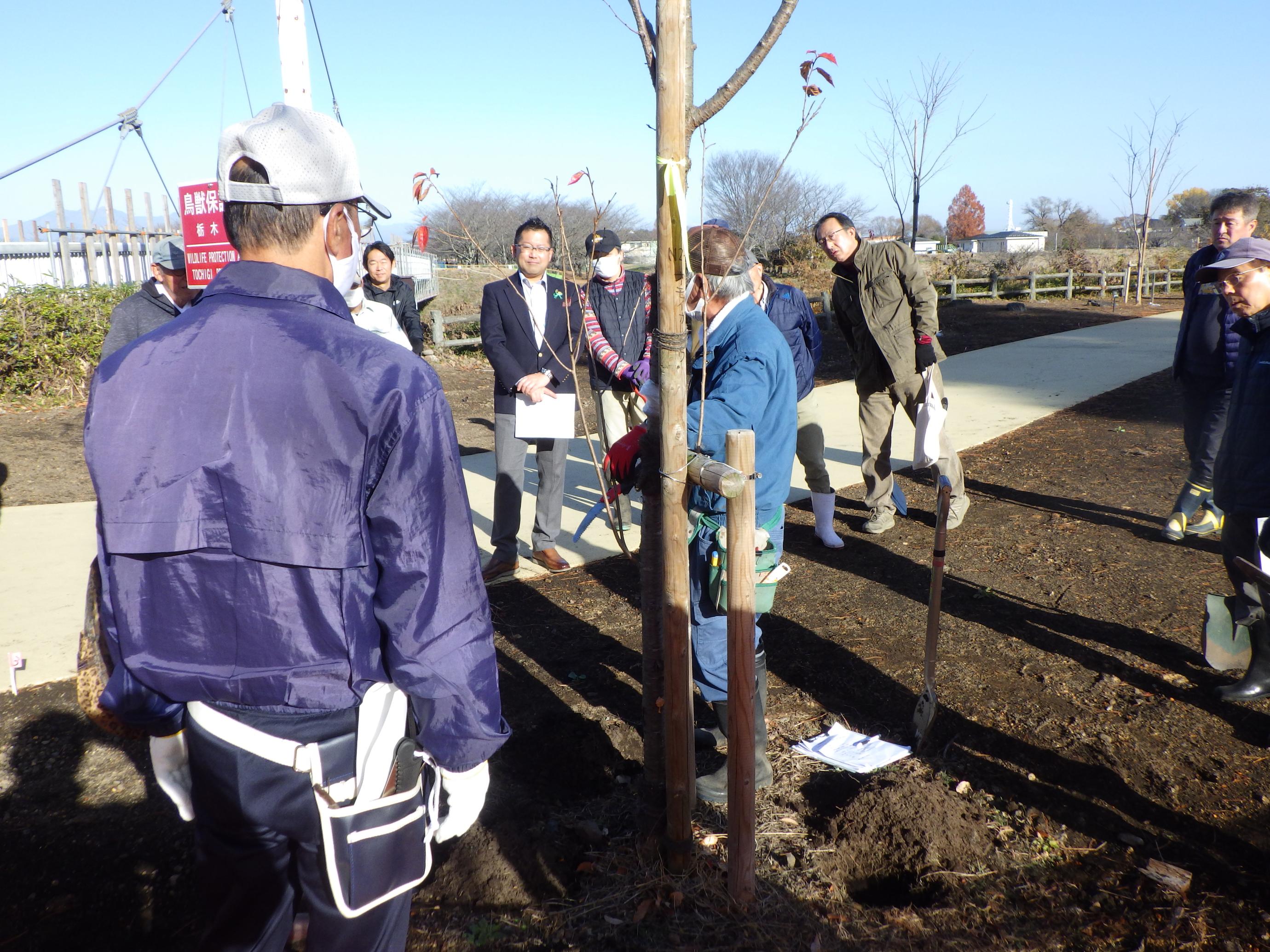 施肥活動の写真1 施肥活動の写真1