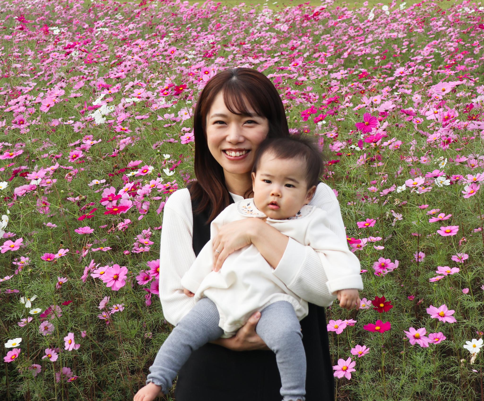 お母さんと赤ちゃんの写真（5）