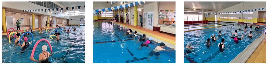 令和6年度水中ゆうゆうウォーキングの様子