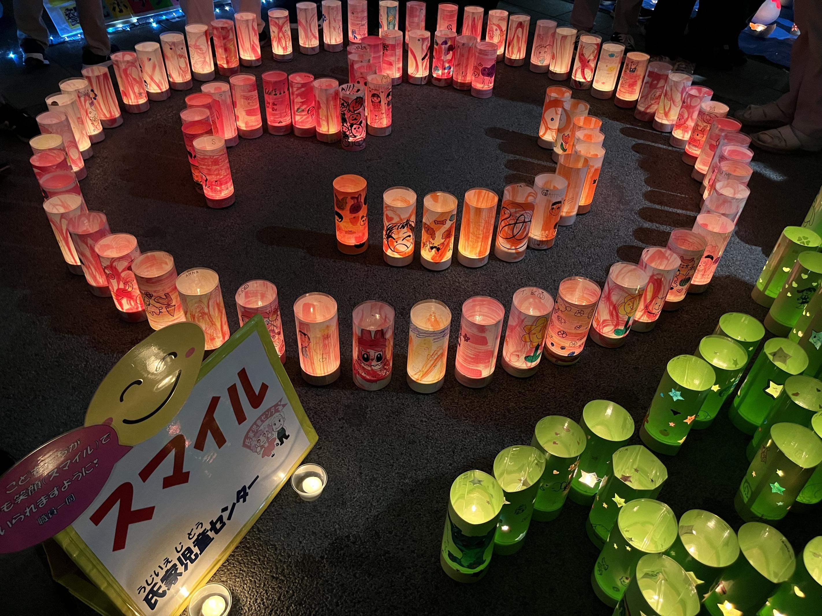 創作灯ろう写真