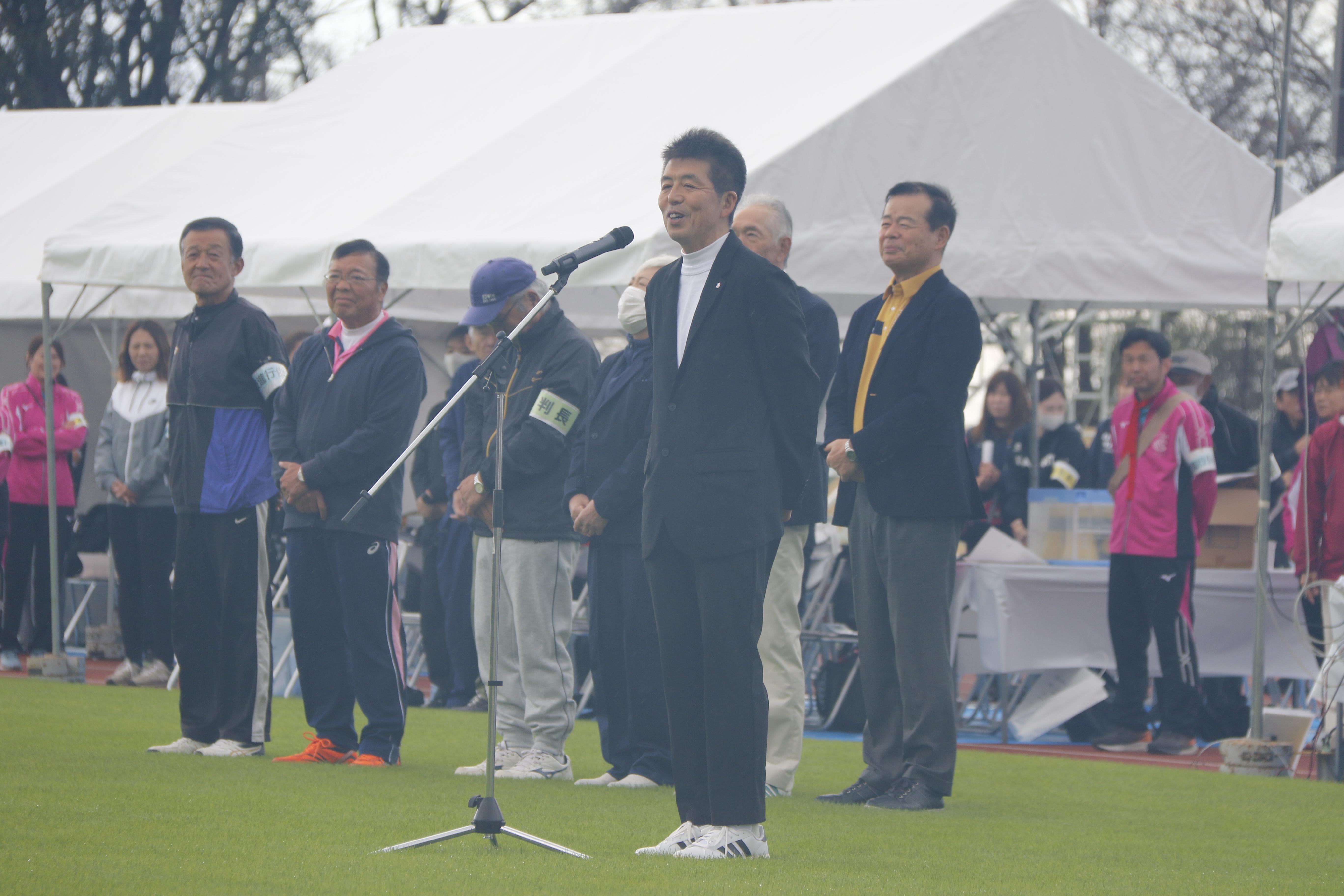 市民体育祭開会式の様子