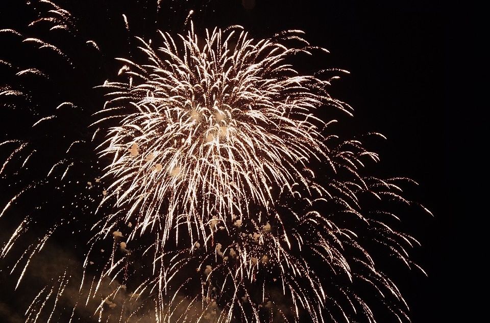 きつれがわ花火大会の花火の写真