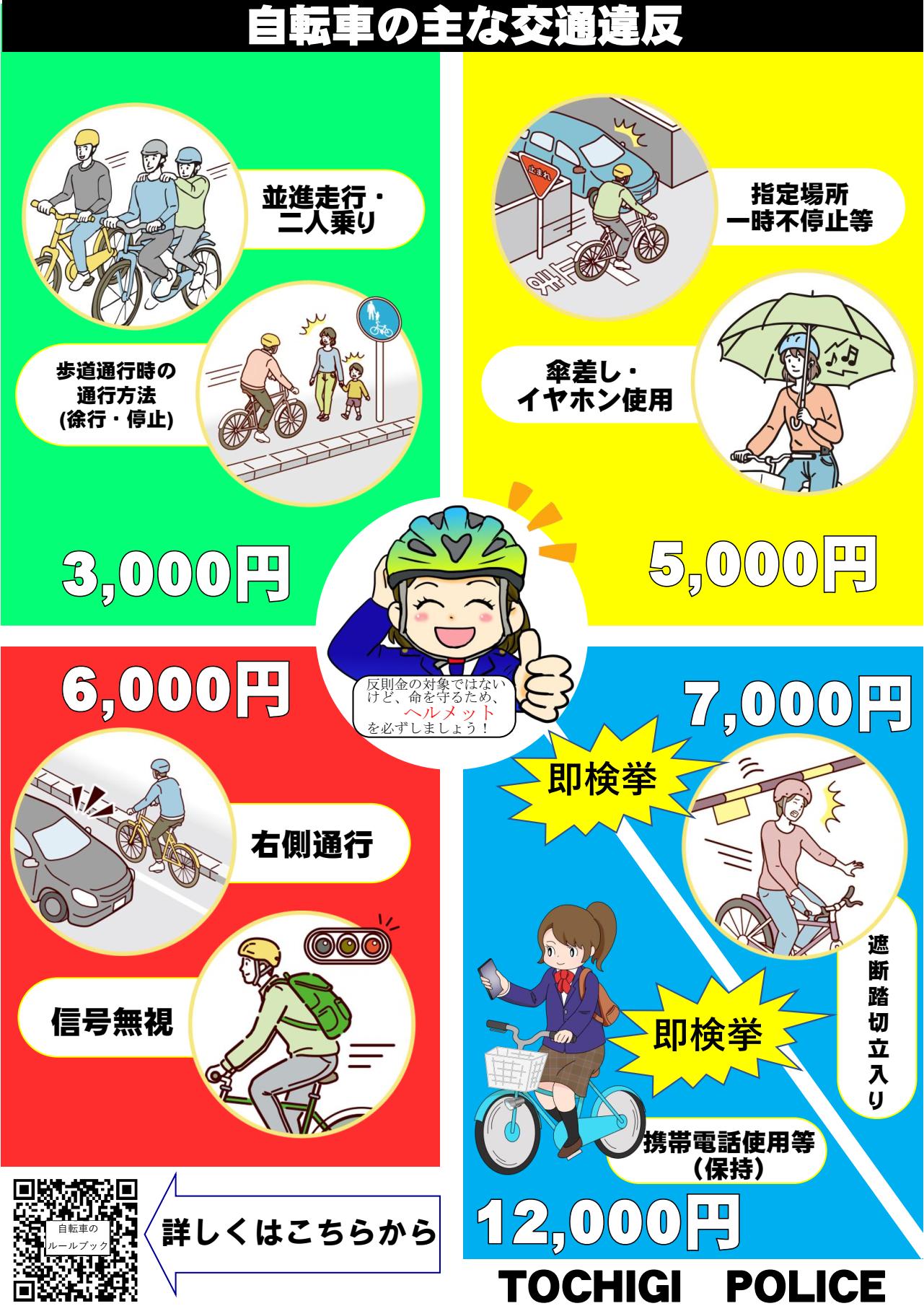 自転車での違反パンフレット2