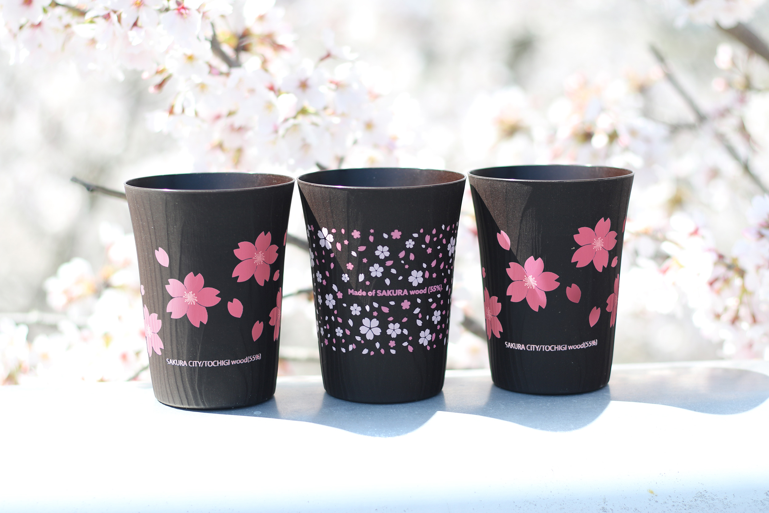 桜のチップを使って作成した森のタンブラー